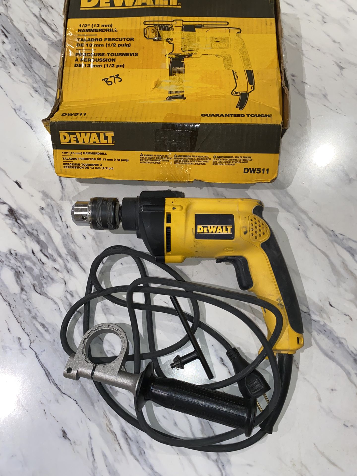 Dewalt 1/2” Corded Hammer Drill