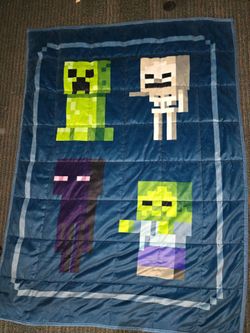 Minecraft weighted blanket (5lbs)