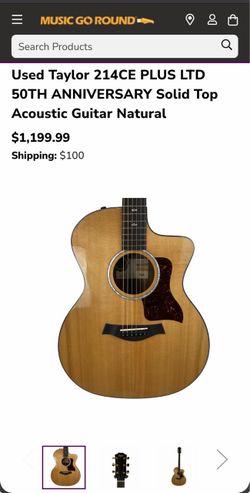 Taylor 214ce Plus LTD 50th Anniversary Special