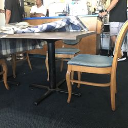 Resturant Tables And Chairs Must Go Asap