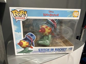 Funko Pop! Rides #102 Stitch in Rocket — Lilo & Stitch, New