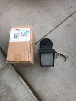 New outside porch light
