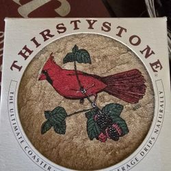 CARDINAL  BIRD COASTERS NEW