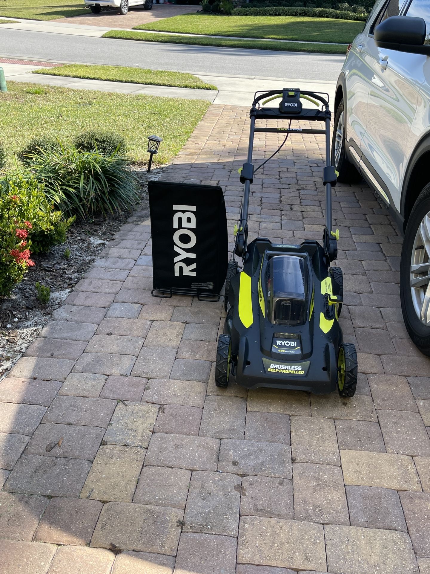 Ryobi 40v Self Propelled Mower/ Edger/leaf Blower/Hedger