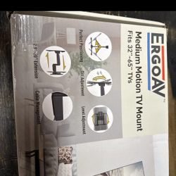 ErgoAV Medium Motion TV Wall Mount 32"- 65" TVs