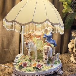 Capodimonte Lamp (yes Is Only One ) 