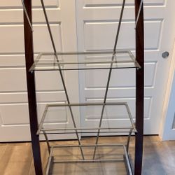Glass Shelving Unit