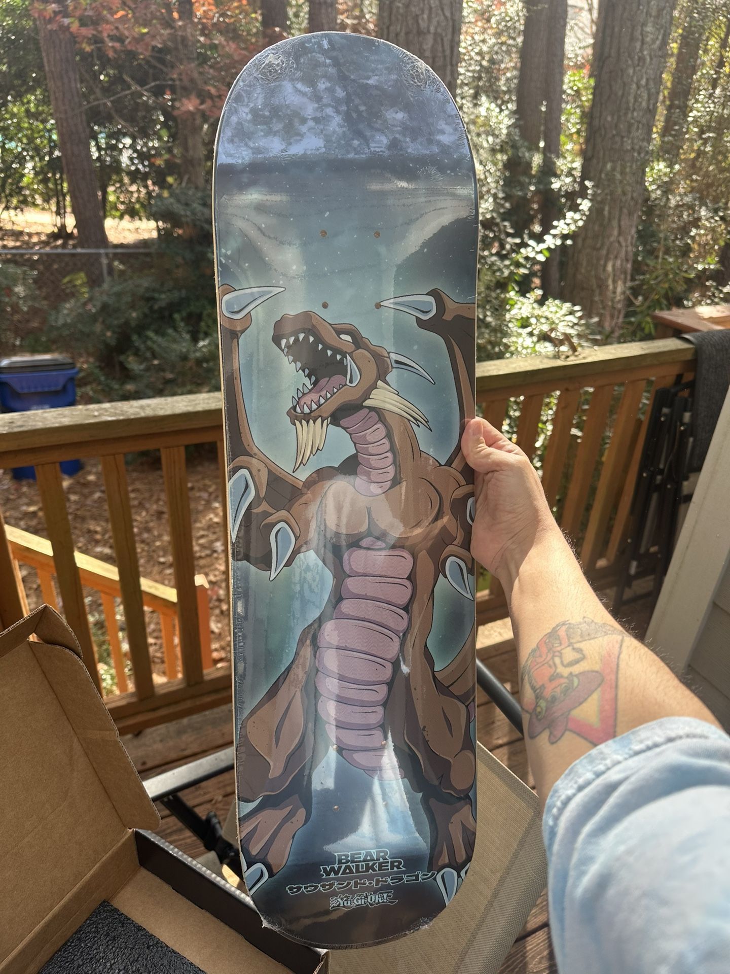 Yu-Gi-Oh Yugioh ygo Bear Walker Time & Fusion Skateboard 90/100