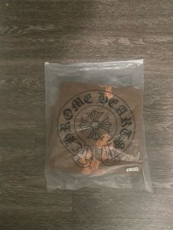Chrome heart brown jean sizes Large