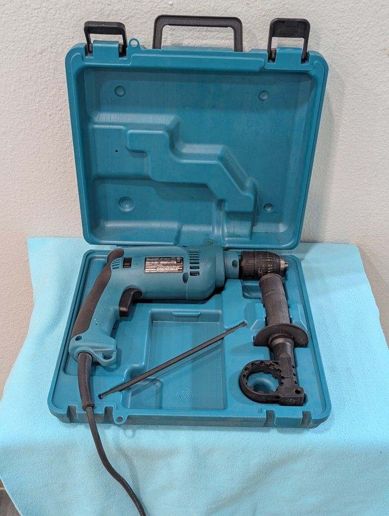 Makita HP1621F Corded Hummer Drill with a Caring Case