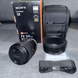 SONY 50mm F1.2 GM Prime Lens - SEL50F12GM
