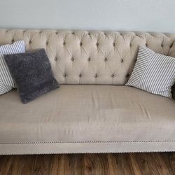 Chesterfield Sofa & Loveseat