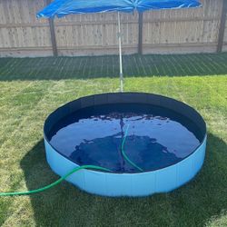 New 63” Pool Hard Plastic Foldable Dog Bathing Tub Portable Outside Kids Swimming Pool New 63” Pool Hard Plastic Foldable Dog Bathing Tub Portable Out