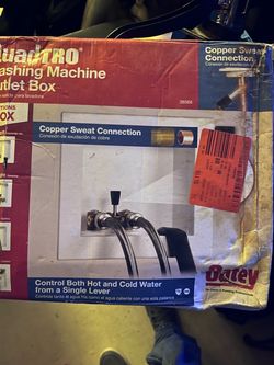 Washer and dryer outlet outlaw