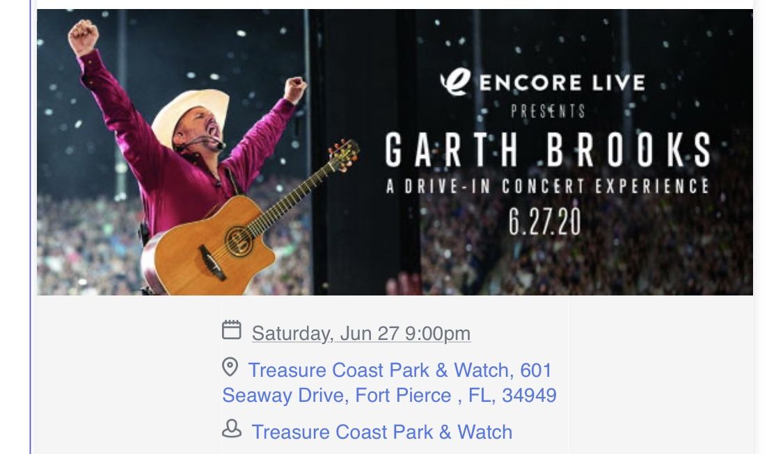 Garth Brooks- Drive In Concert