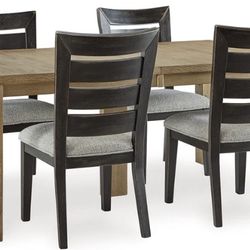 Galliden Light Brown Dining Table and 4 Chairs