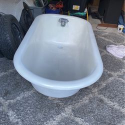 Antique Cast-Iron Tub 