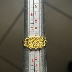 10k Gold Nugget Ring