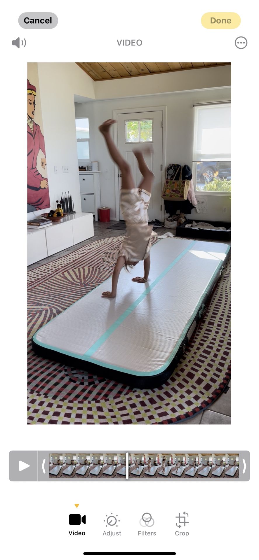 FBSPORT Inflatable Air Gymnastics Mat Training Mats 4 inches Thickness Gymnastics Tracks for Home