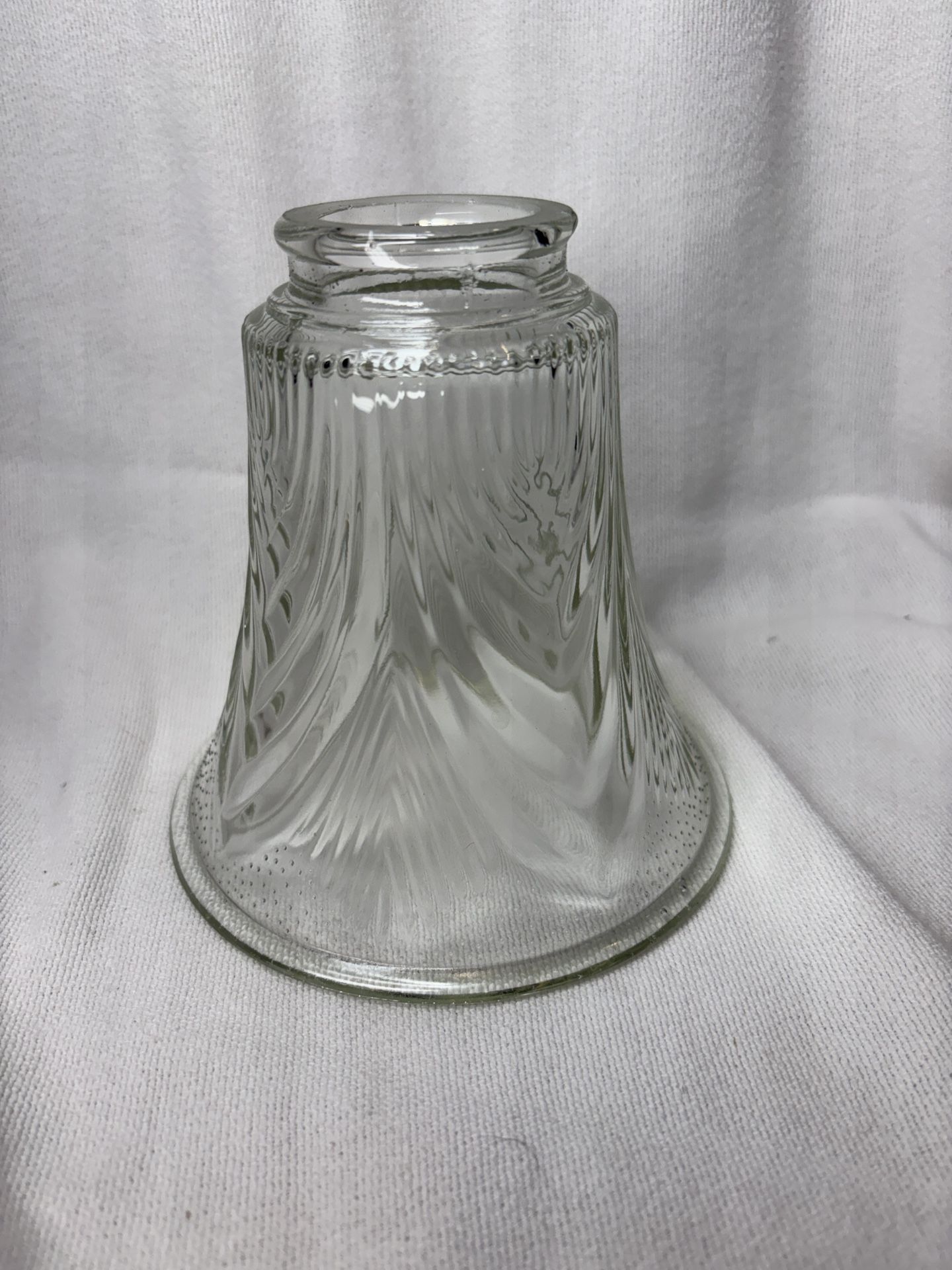 Clear Glass Bell Shaped Lamp Shade