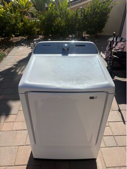 Samsung 7.4 cu ft Gas Dryer – Works Perfect – DVG50R5200W – White