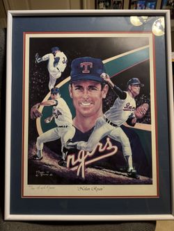 NOLAN RYAN LITHOGRAPH