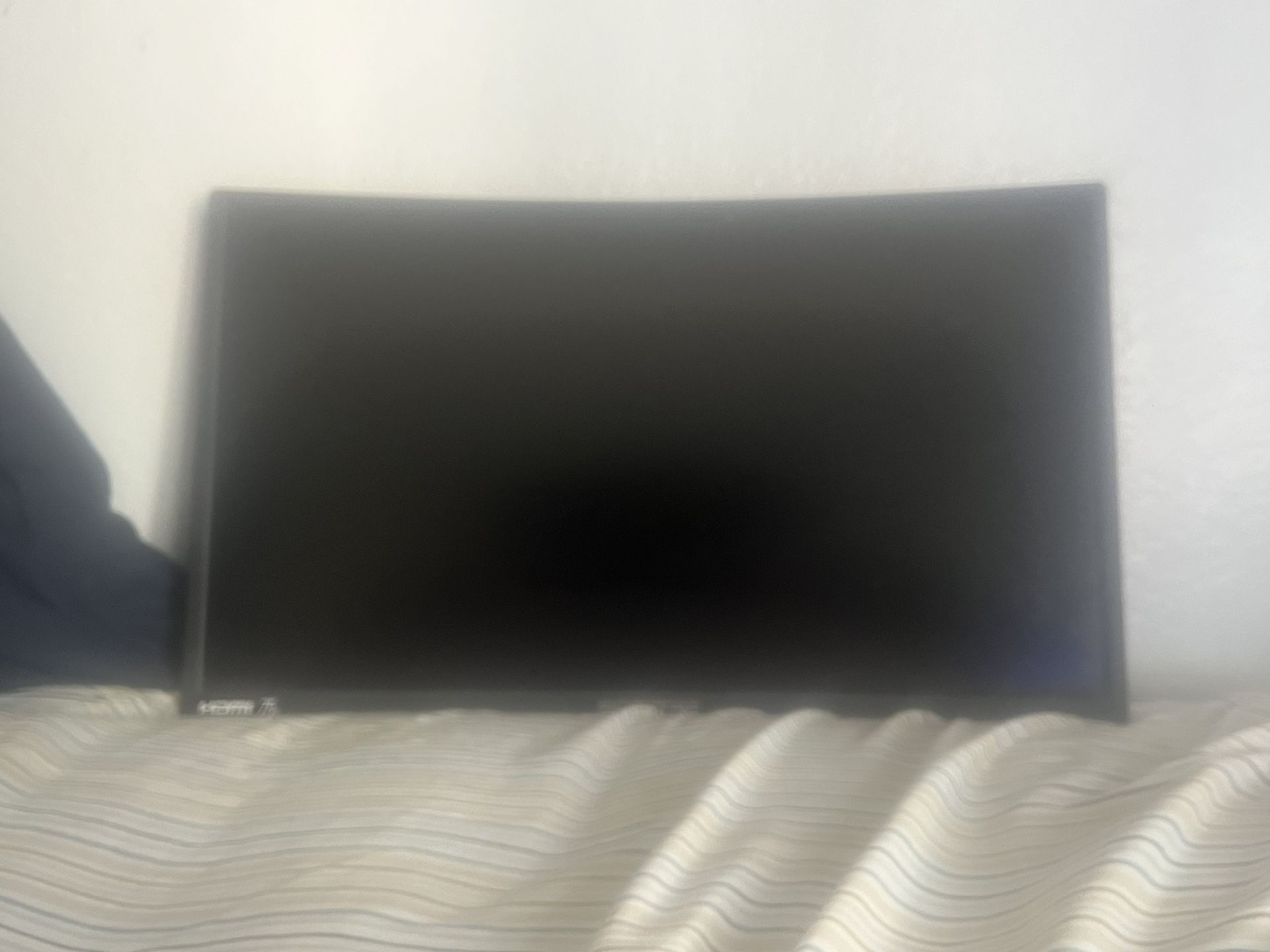 Sceptre Curved 27" FHD 1080p 75Hz LED Monitor HDMI VGA Build-In Speakers, EDGE-LESS Metal Black