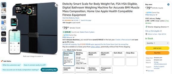 New Digital Smart Scale