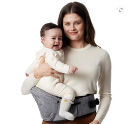 Momcozy Baby Hip Seat Carrier Heather Gray