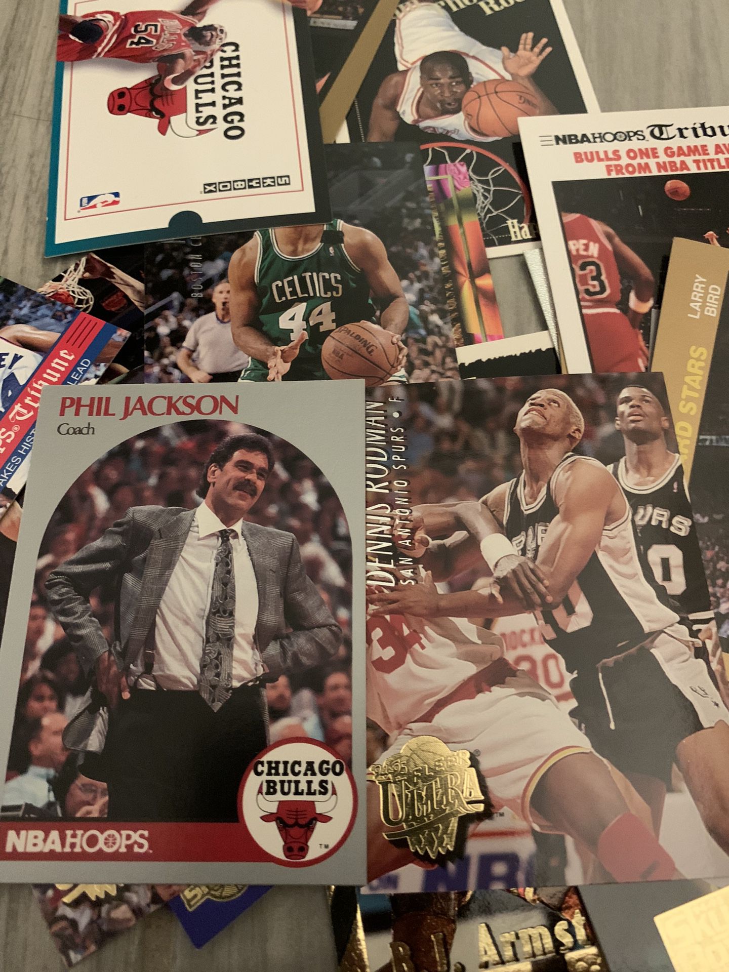 Over 3000 Assorted Vintage Basketball Cards from 90-95”