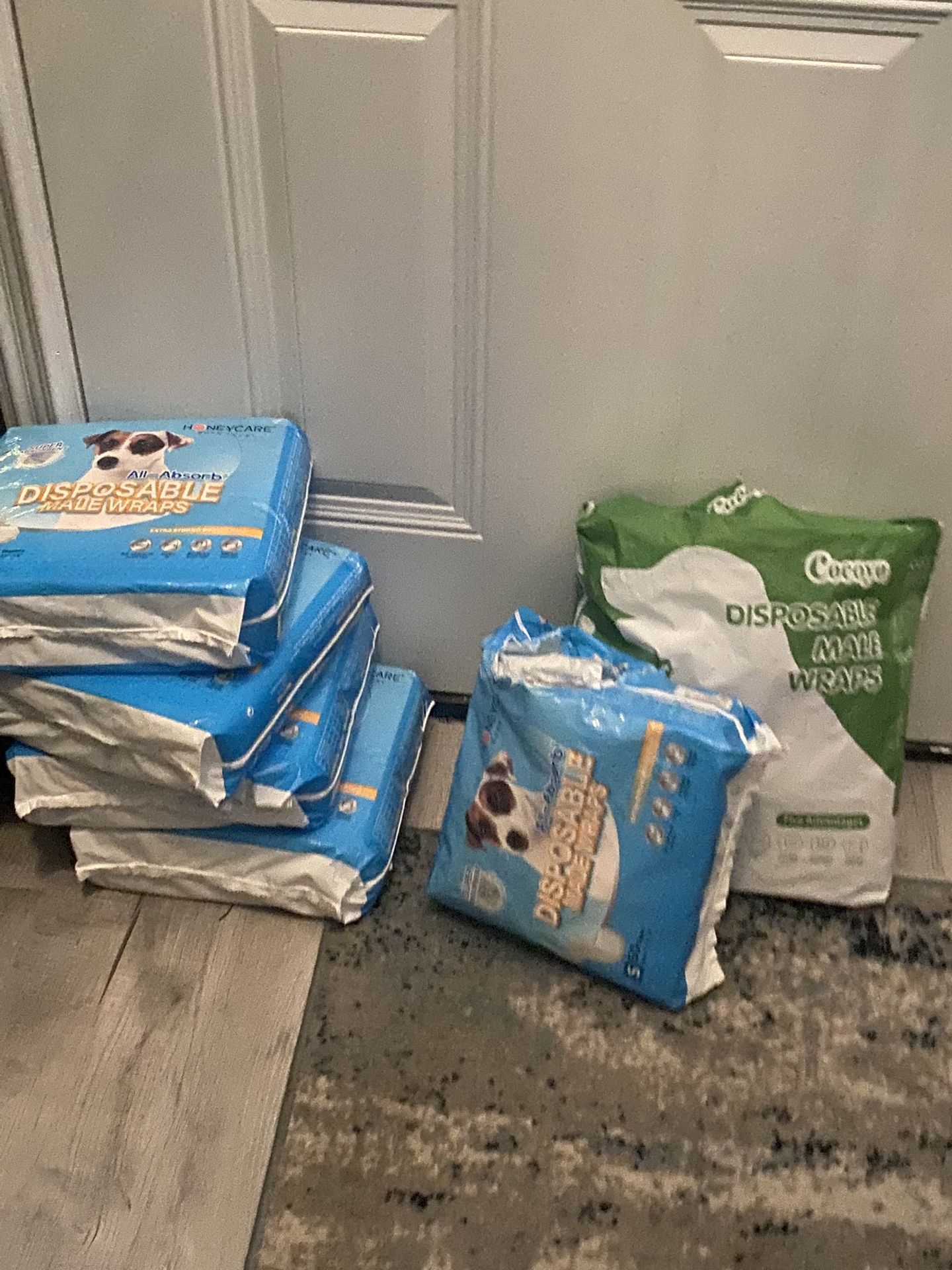 Male dog Diapers.  Size small 