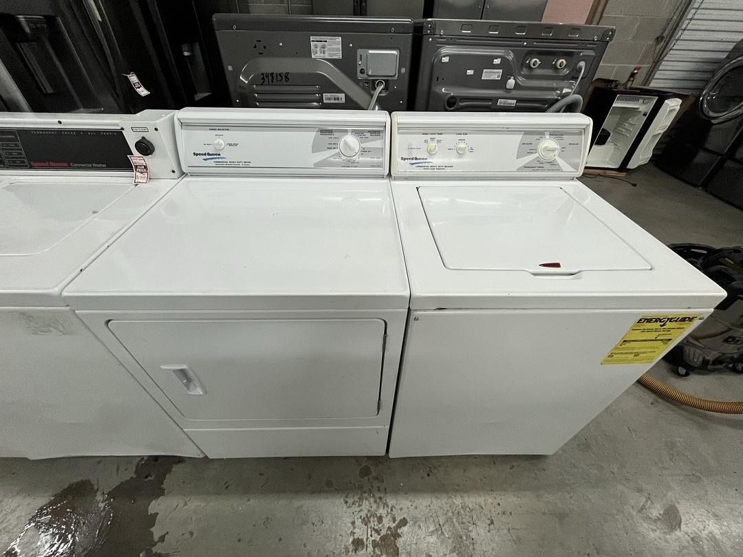 SPEED QUEEN WASHER AND DYER SET