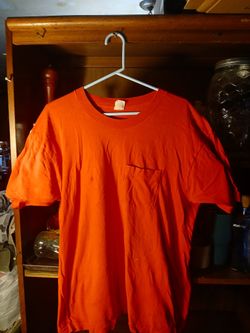 Hanes XL Red T-Shirt Ultra Cotton 
