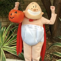 CaPtAiN UnDeRpAnTs Costume LIKE NEW Kids S 4-6