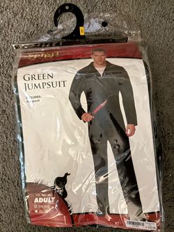 Spirit Halloween Green Jumpsuit Adult Costume