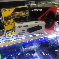 Kicker And Jc Power Speaker Sub And Amp Combo