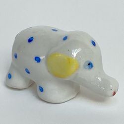 Vintage Miniature Elephant Figurine - Japan 