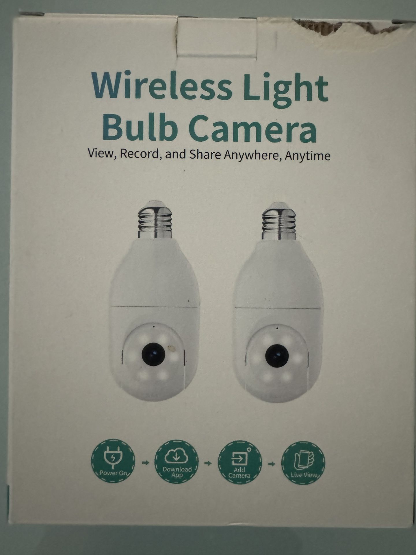 Wireless Light Bulb camera