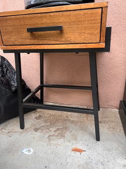Wooden end table