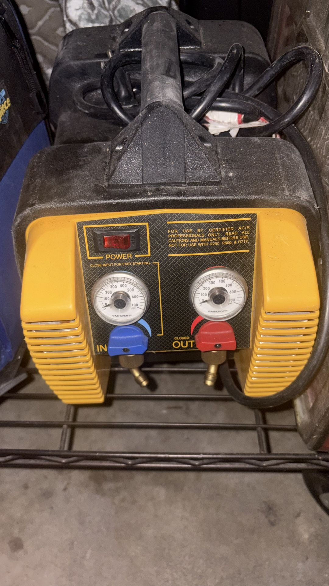 HVAC Apion G5 Recovery Machine 