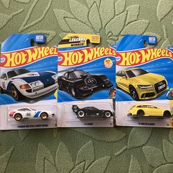 3 Hot Wheels mainlines