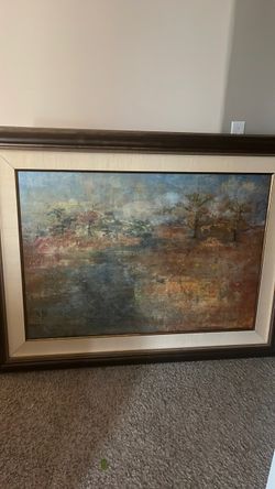 Large contemporary landscape painting