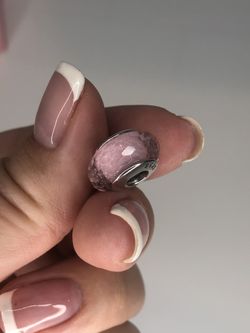 Brand New Murano Glass Bead with Sterling Silver Core