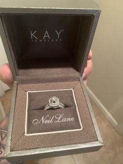 Neil Lane diamond wedding ring and engagement ring