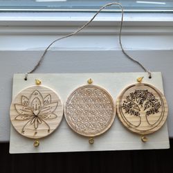 Wooden Laser Engraved Plaque