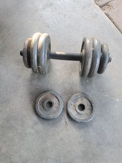 Dumbells 34lbs- 4-6lb 4-2.5lb