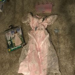 Halloween Costume - Glinda the Good Witch Wizard of Oz Size Medium