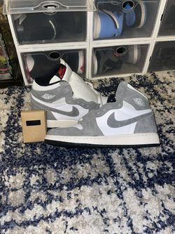 Jordan 1 Retro High OG Washed Black (GS)
