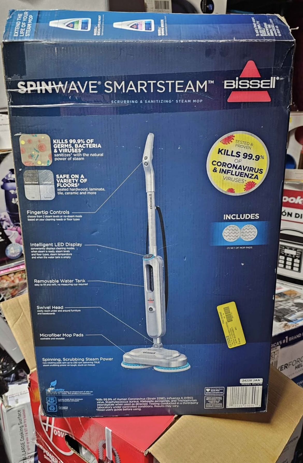 Bissell Spinware Smartsteam Steam Cleaner