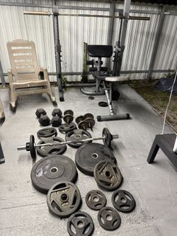 Home Gym Equipment Set / Equipo de Gimnasio Completo